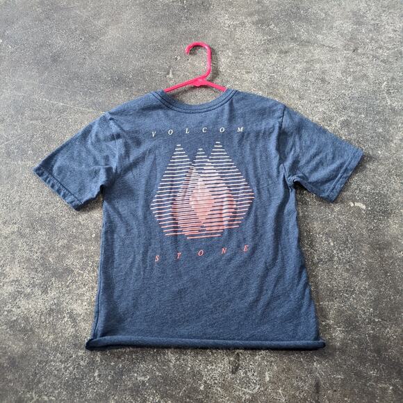 Volcom Crop Top Shirt Womens M Gray Cropped Retro Y2K Skater - Picture 3 of 7